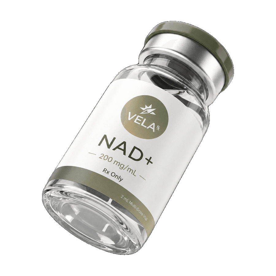Vela Rx NAD⁺ program — compounded restoration vial